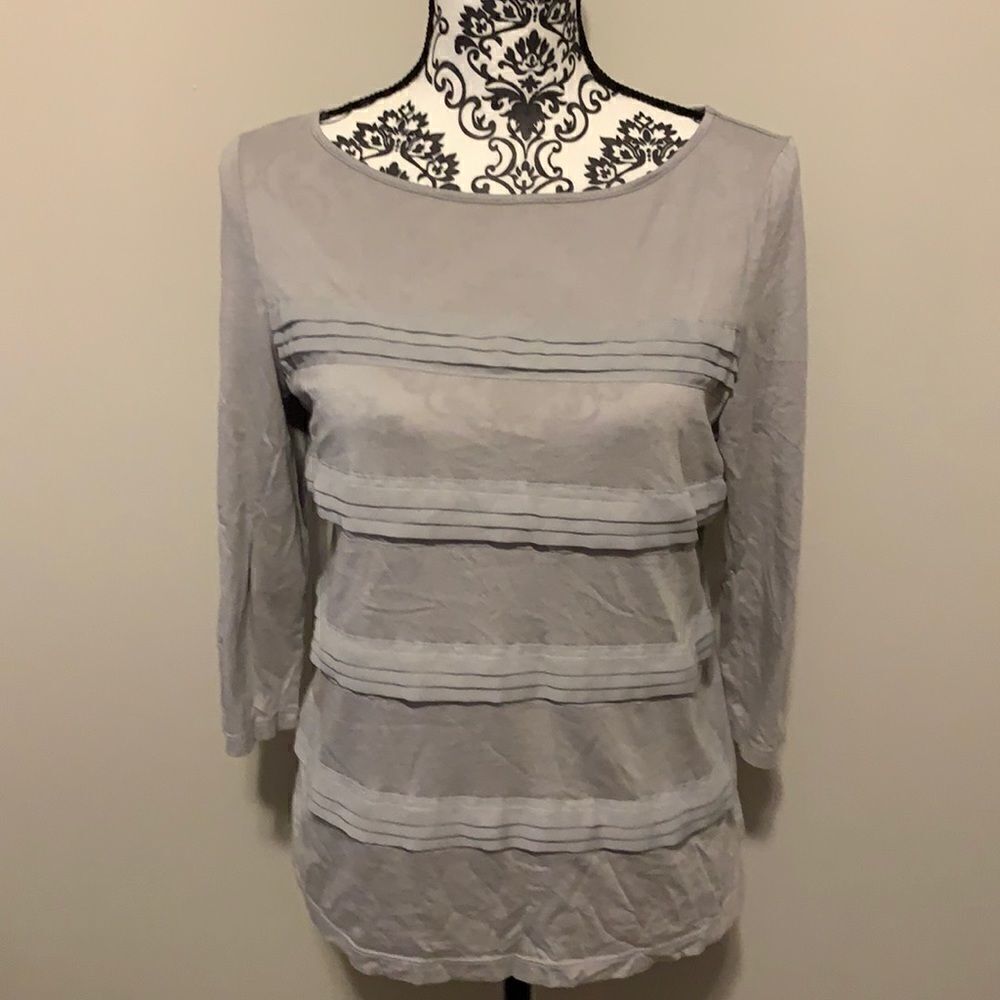 Loft Woman’s 3/4 Sleeve Shirt Size Medium